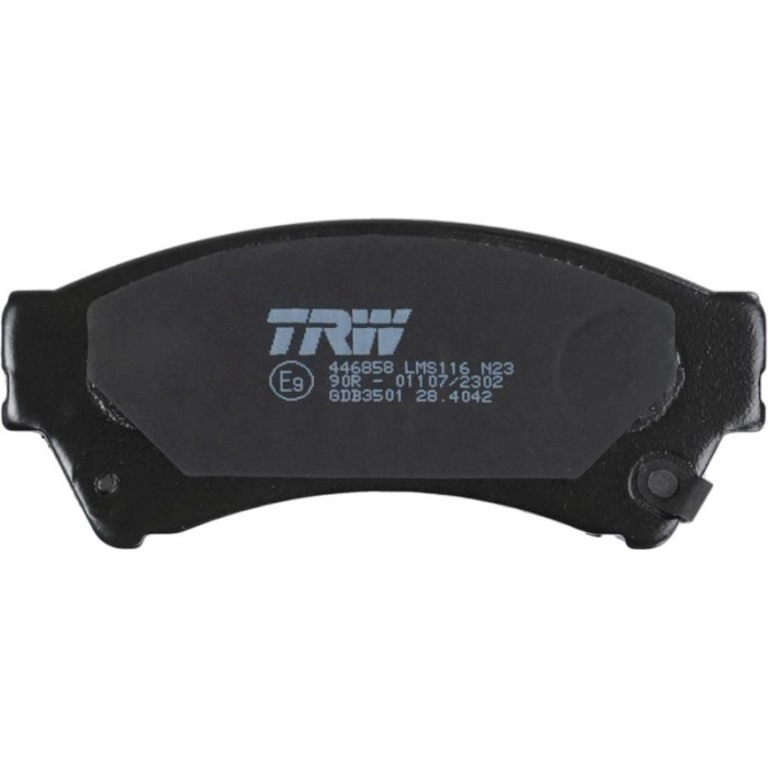 TRW GDB3501 Bremsbelagsatz, Scheibenbremse COTEC TRW GDB3501 Bremsbelagsatz, Scheibenbremse COTEC