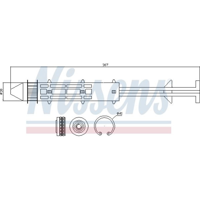 Nissens 95319 Trockner, Klimaanlage FIRST FIT Nissens 95319 Trockner, Klimaanlage FIRST FIT