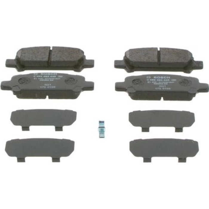 BOSCH 0 986 494 445 Bremsbelagsatz, Scheibenbremse BOSCH 0 986 494 445 Bremsbelagsatz, Scheibenbremse
