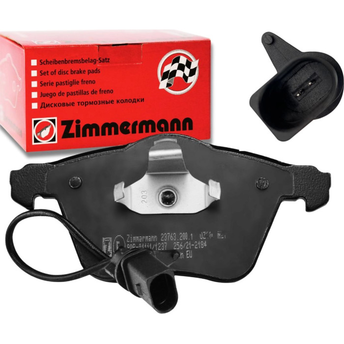 ZIMMERMANN 23763.200.1 Bremsbeläge inkl. Verschleißwarnkontakt ZIMMERMANN 23763.200.1 Bremsbeläge inkl. Verschleißwarnkontakt