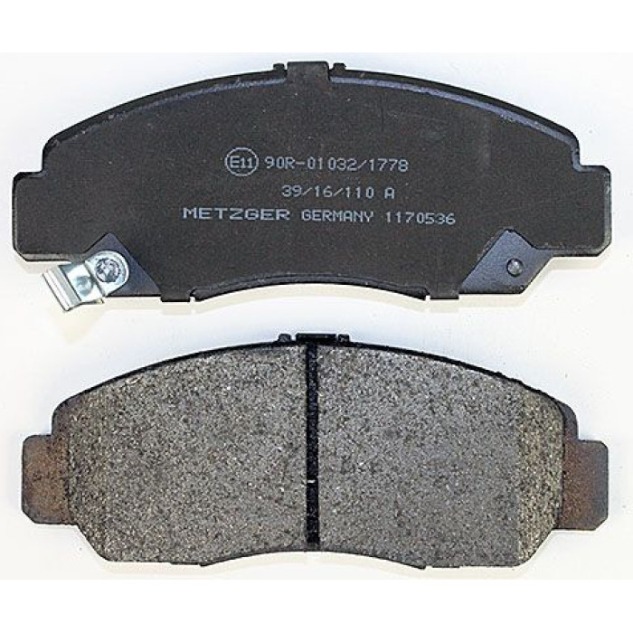 Metzger 1170536 Bremsbelagsatz, Scheibenbremse