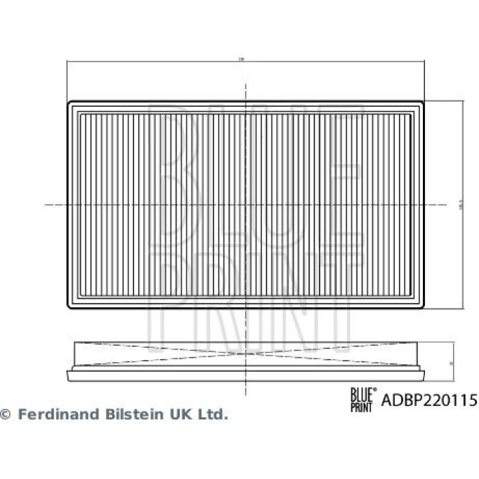 Blue Print ADBP220115 Luftfilter