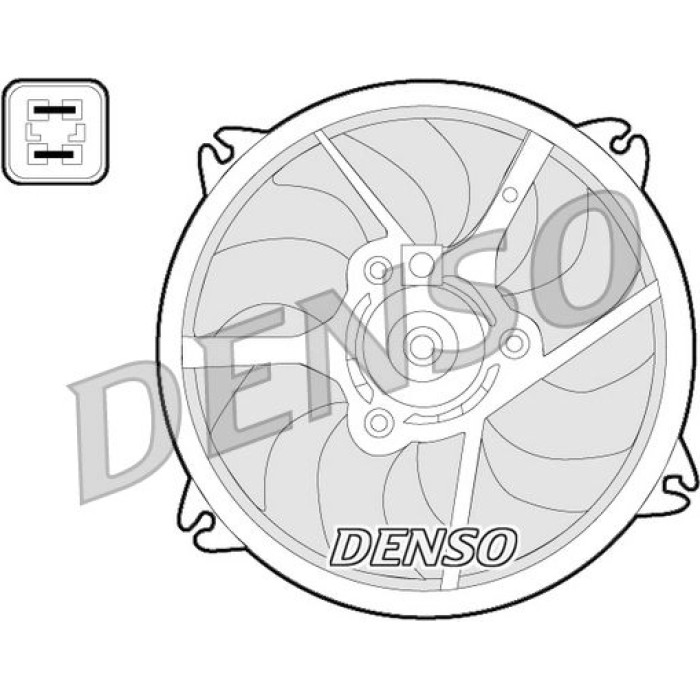 Denso DER07006 Lüfter, Motorkühlung Denso DER07006 Lüfter, Motorkühlung