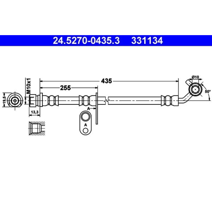 ATE 24.5270-0435.3 Bremsschlauch