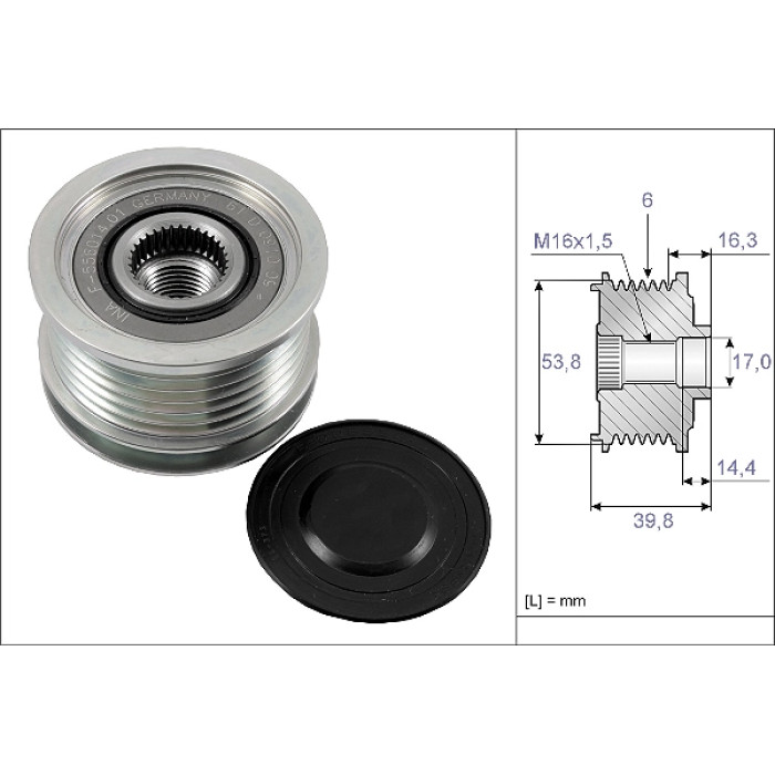 INA 535 0170 10 Generatorfreilauf INA 535 0170 10 Generatorfreilauf