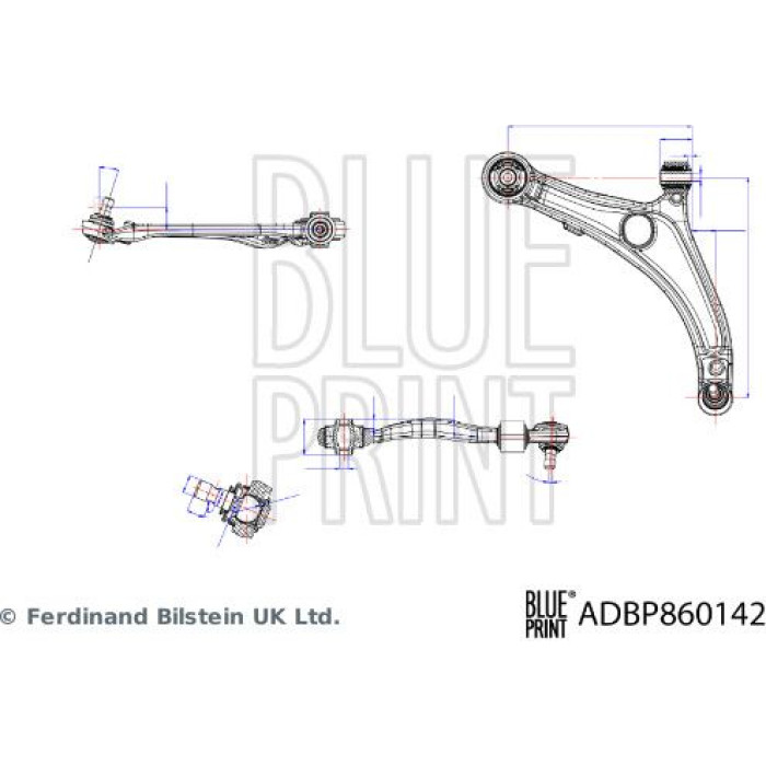 Blue Print ADBP860142 Lenker, Radaufhängung Blue Print ADBP860142 Lenker, Radaufhängung