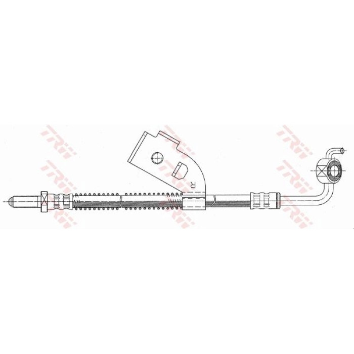 TRW PHD342 Bremsschlauch TRW PHD342 Bremsschlauch