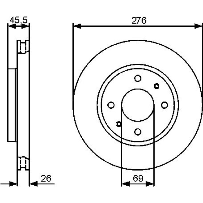 BOSCH 0 986 479 471 Bremsscheibe BOSCH 0 986 479 471 Bremsscheibe