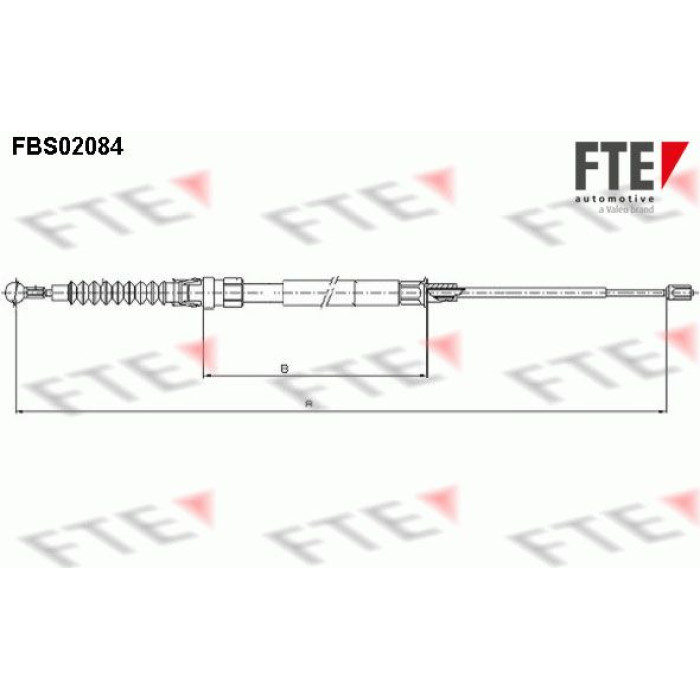 FTE 9250084 Seilzug, Feststellbremse FTE 9250084 Seilzug, Feststellbremse