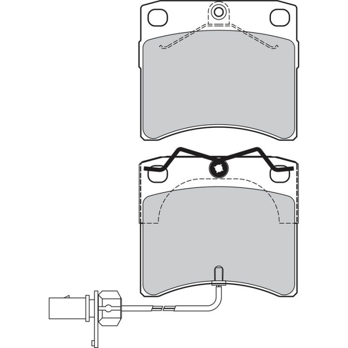 Valeo 598807 Bremsbelagsatz, Scheibenbremse Valeo 598807 Bremsbelagsatz, Scheibenbremse