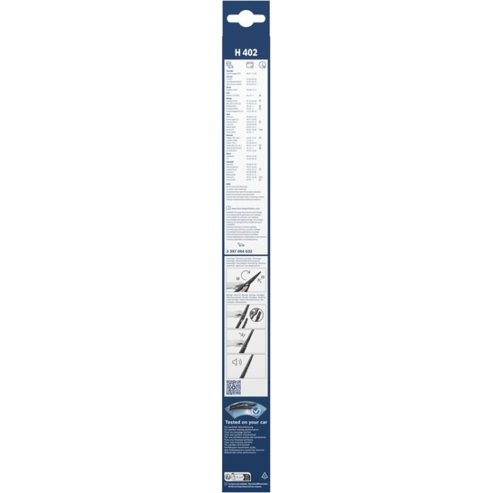 BOSCH H 402 Scheibenwischer Rear 3 397 004 632 BOSCH H 402 Scheibenwischer Rear 3 397 004 632