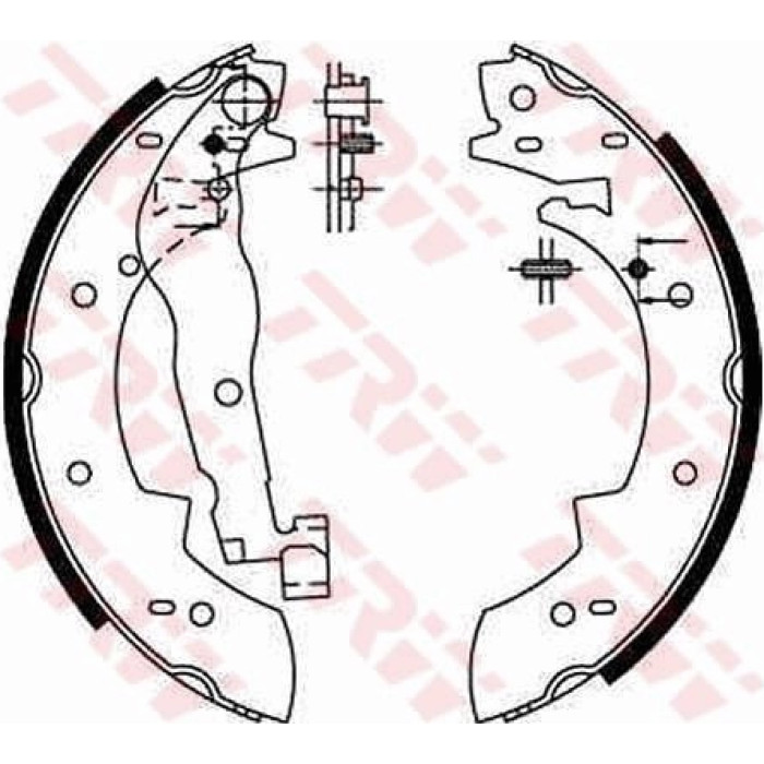 TRW GS6190 Bremsbackensatz TRW GS6190 Bremsbackensatz