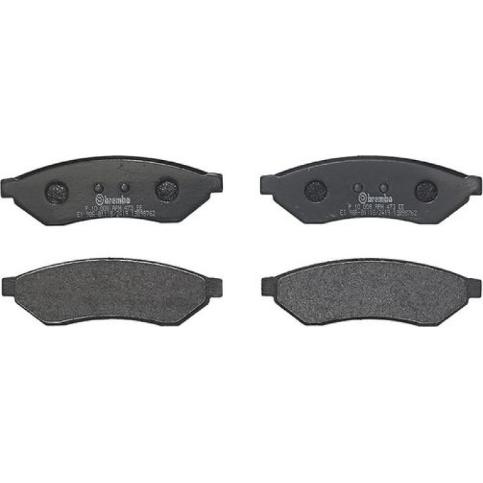 Brembo P 10 008 Bremsbelagsatz, Scheibenbremse PRIME LINE Brembo P 10 008 Bremsbelagsatz, Scheibenbremse PRIME LINE