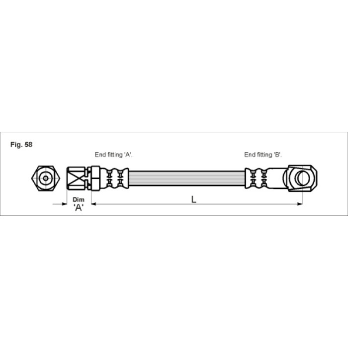 Metzger 4113268 Bremsschlauch