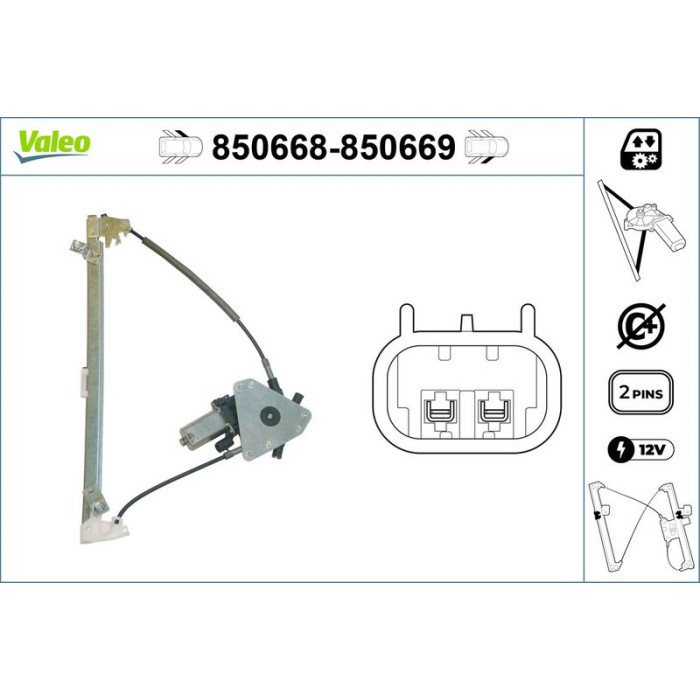 Valeo 850669 Fensterheber Valeo 850669 Fensterheber