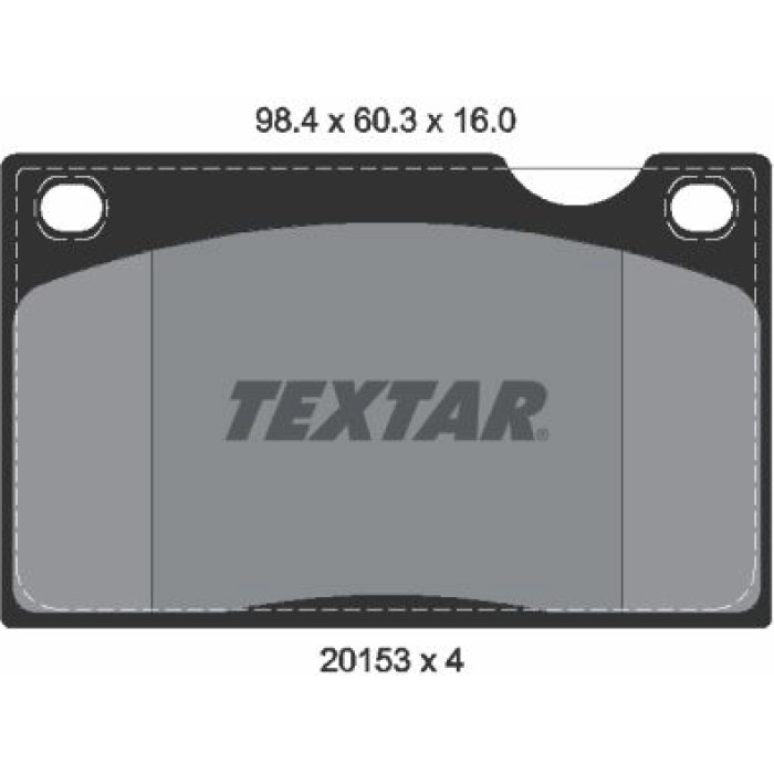 Textar 2015302 Bremsbelagsatz, Scheibenbremse Q+