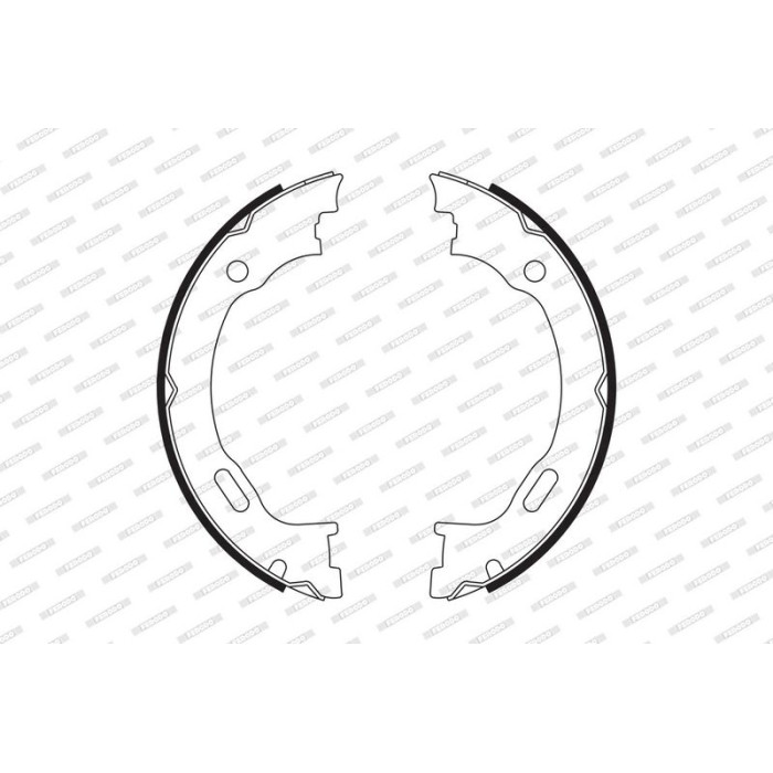 Ferodo FSB662 Bremsbackensatz, Feststellbremse PREMIER Ferodo FSB662 Bremsbackensatz, Feststellbremse PREMIER