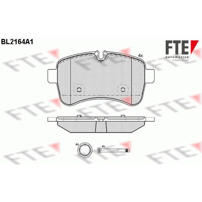 FTE 9010687 Bremsbelagsatz, Scheibenbremse FTE 9010687 Bremsbelagsatz, Scheibenbremse