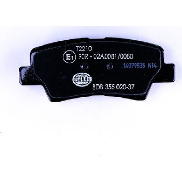 Hella 8DB 355 020-371 Bremsbelagsatz, Scheibenbremse