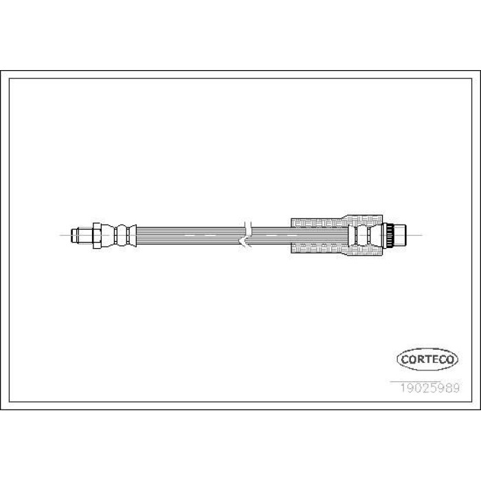 Corteco 19025989 Bremsschlauch Corteco 19025989 Bremsschlauch
