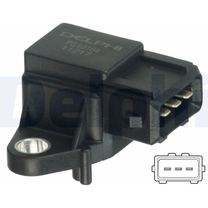 Delphi PS10164 Sensor, Saugrohrdruck Delphi PS10164 Sensor, Saugrohrdruck