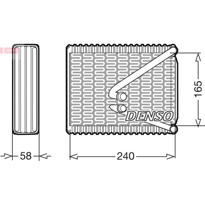 Denso DEV09010 Verdampfer, Klimaanlage Denso DEV09010 Verdampfer, Klimaanlage