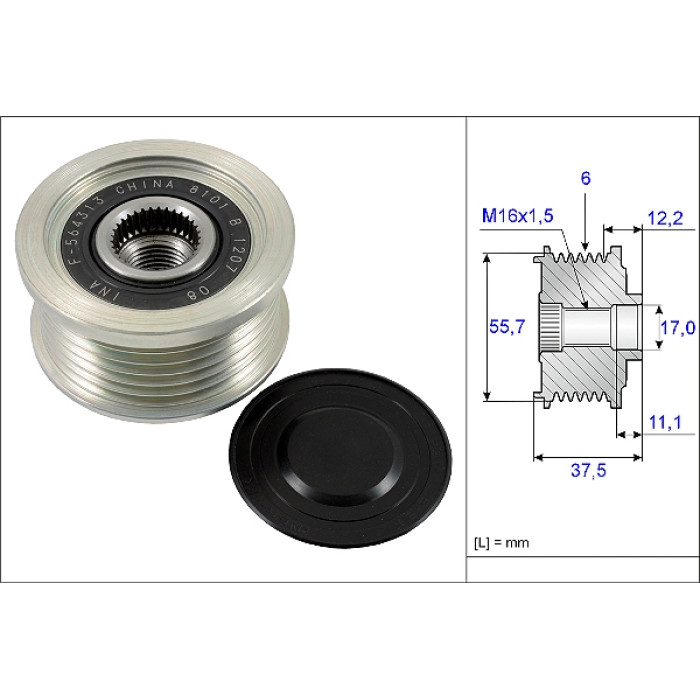 INA 535 0226 10 Generatorfreilauf INA 535 0226 10 Generatorfreilauf