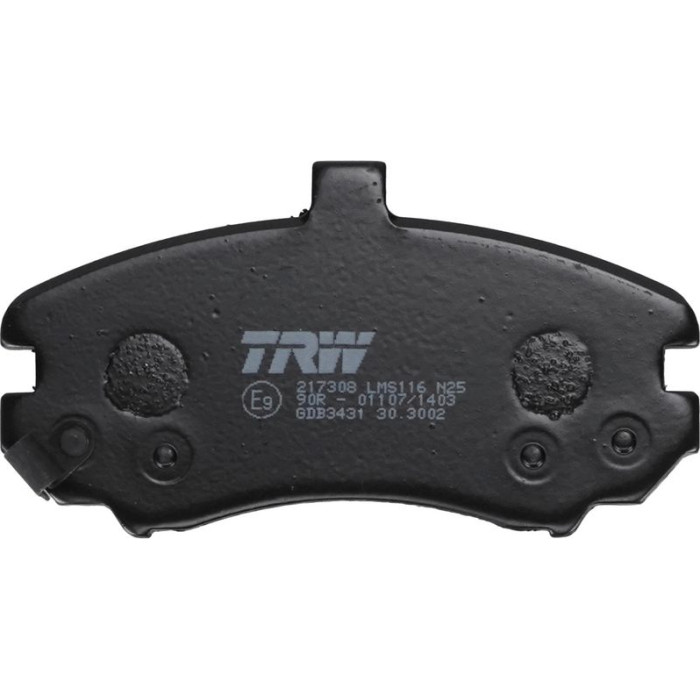 TRW GDB3431 Bremsbelagsatz, Scheibenbremse TRW GDB3431 Bremsbelagsatz, Scheibenbremse