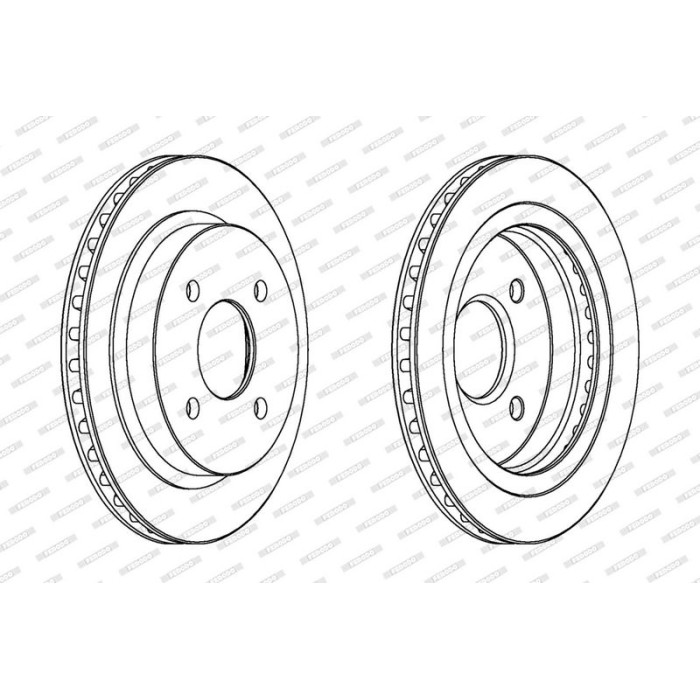 Ferodo DDF479C Bremsscheibe PREMIER Coat+ disc