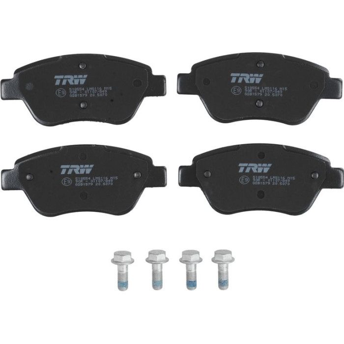 TRW GDB1579 Bremsbelagsatz, Scheibenbremse COTEC