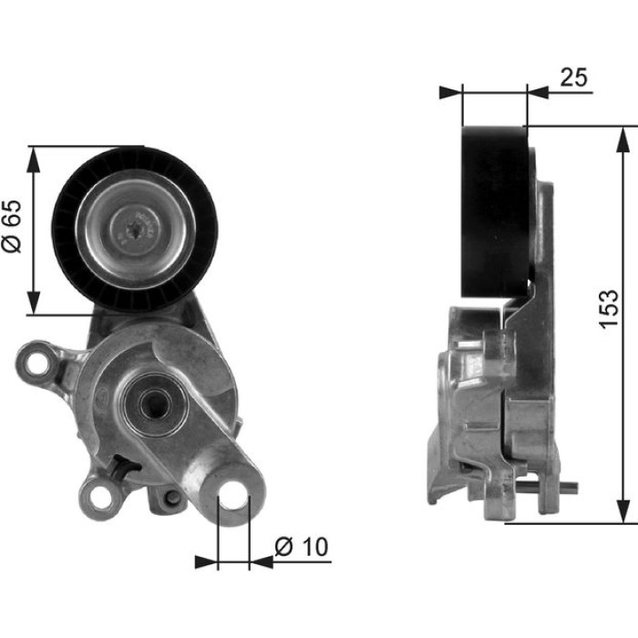 Gates T38209 Spannrolle, Keilrippenriemen DriveAlign™ Gates T38209 Spannrolle, Keilrippenriemen DriveAlign™