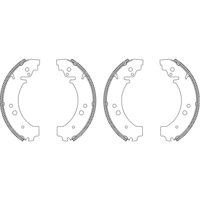 Textar 83029100 Bremsbackensatz Shoe Kit Textar 83029100 Bremsbackensatz Shoe Kit