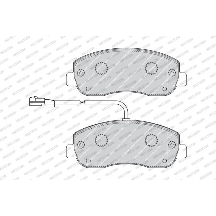 Ferodo FVR4347 Bremsbelagsatz, Scheibenbremse PREMIER ECO FRICTION Ferodo FVR4347 Bremsbelagsatz, Scheibenbremse PREMIER ECO FRICTION