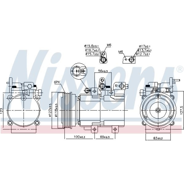 Nissens 890130 Kompressor, Klimaanlage FIRST FIT Nissens 890130 Kompressor, Klimaanlage FIRST FIT