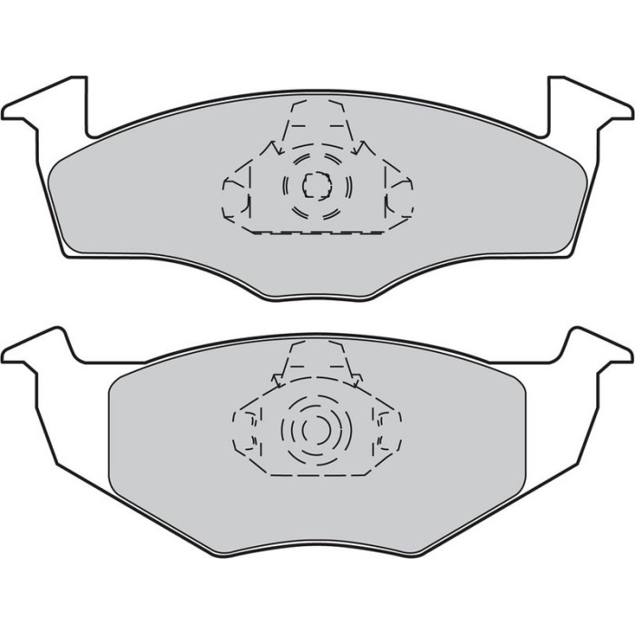 Valeo 598403 Bremsbelagsatz, Scheibenbremse