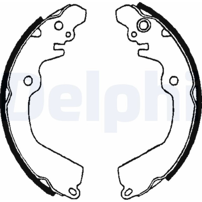 Delphi LS1643 Bremsbackensatz Delphi LS1643 Bremsbackensatz