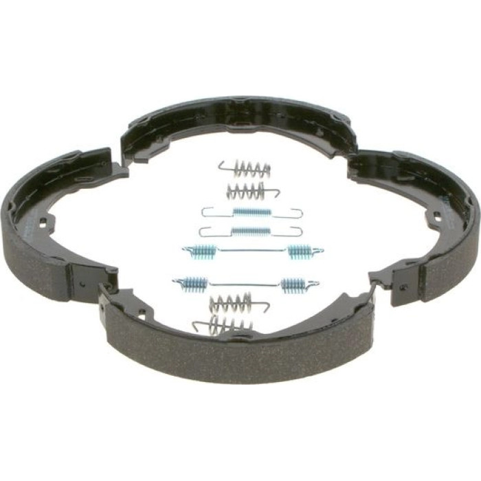 BOSCH 0 986 487 724 Bremsbackensatz, Feststellbremse BOSCH 0 986 487 724 Bremsbackensatz, Feststellbremse