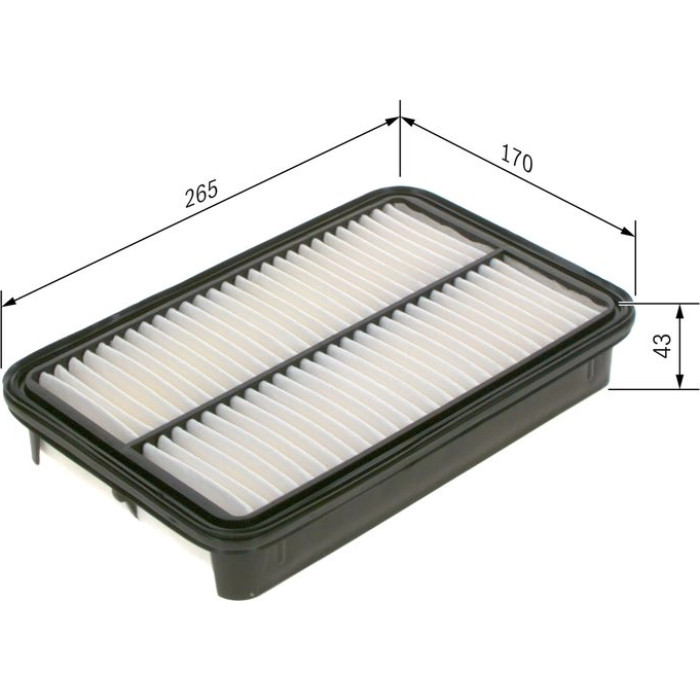 BOSCH 1 457 433 958 Luftfilter