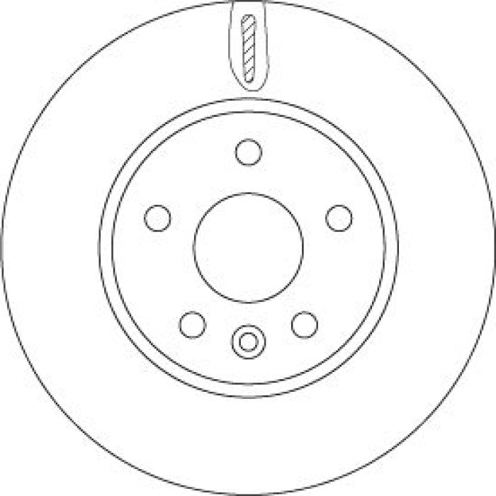 TRW DF6819 Bremsscheibe TRW DF6819 Bremsscheibe