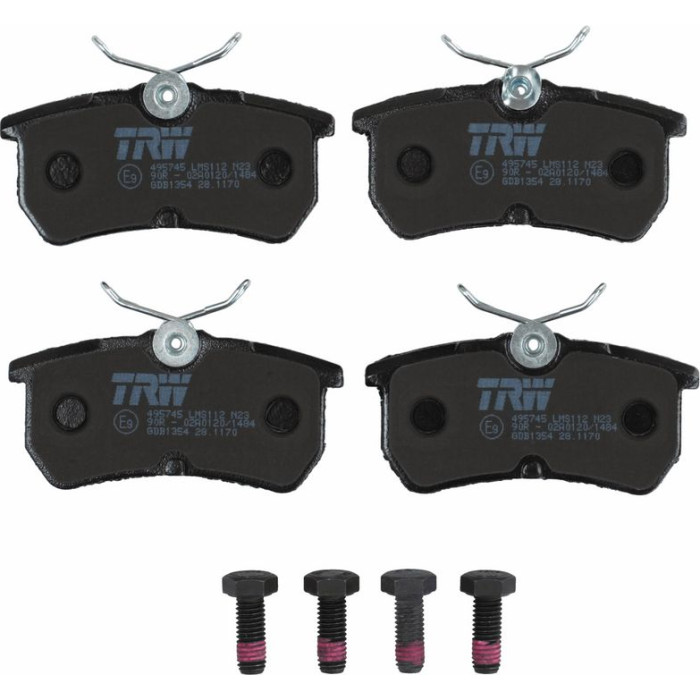 TRW GDB1354 Bremsbelagsatz, Scheibenbremse COTEC TRW GDB1354 Bremsbelagsatz, Scheibenbremse COTEC