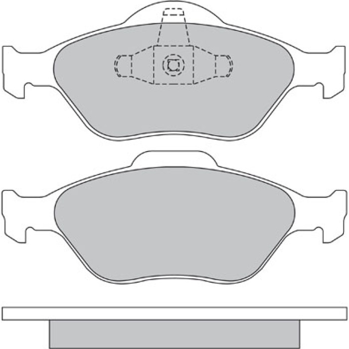 Metzger 1170045 Bremsbelagsatz, Scheibenbremse