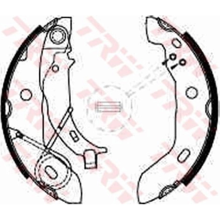 TRW GS8627 Bremsbackensatz