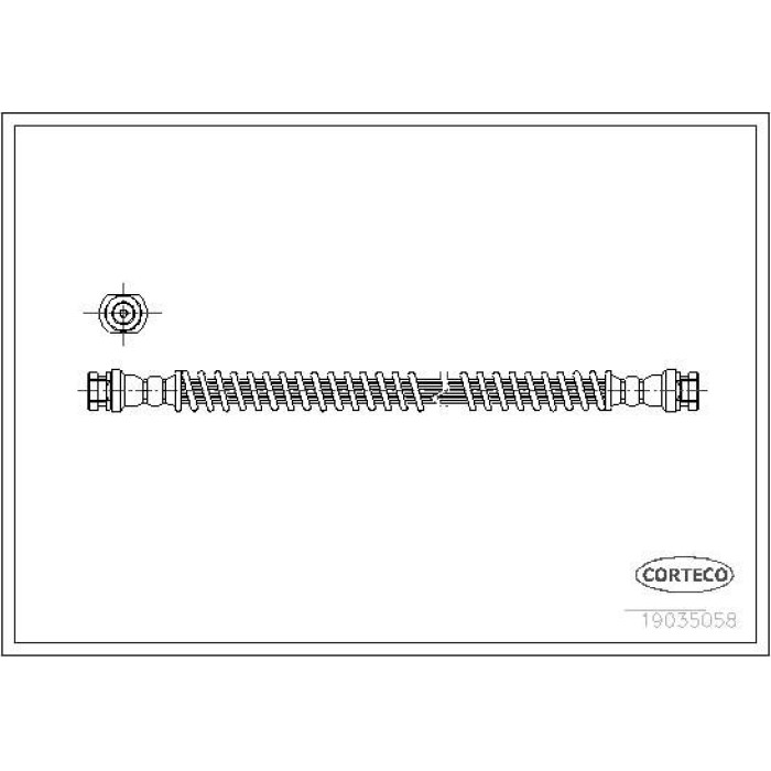 Corteco 19035058 Bremsschlauch Corteco 19035058 Bremsschlauch