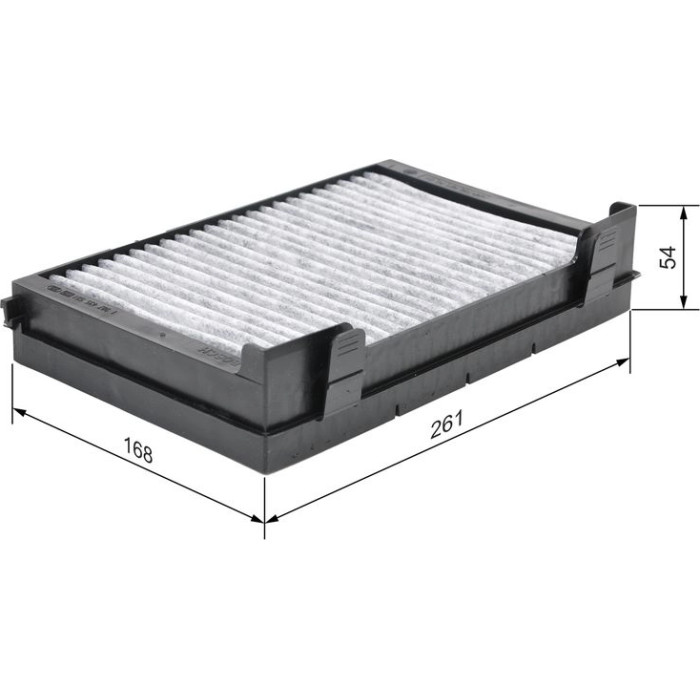 BOSCH 1 987 435 581 Filter, Innenraumluft BOSCH 1 987 435 581 Filter, Innenraumluft