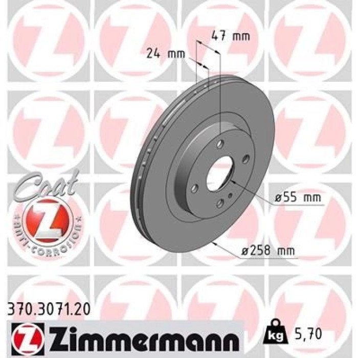 Bremsscheibe 370.3071.20