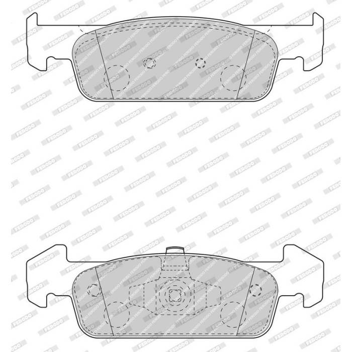 Ferodo FDB4822 Bremsbelagsatz, Scheibenbremse PREMIER ECO FRICTION