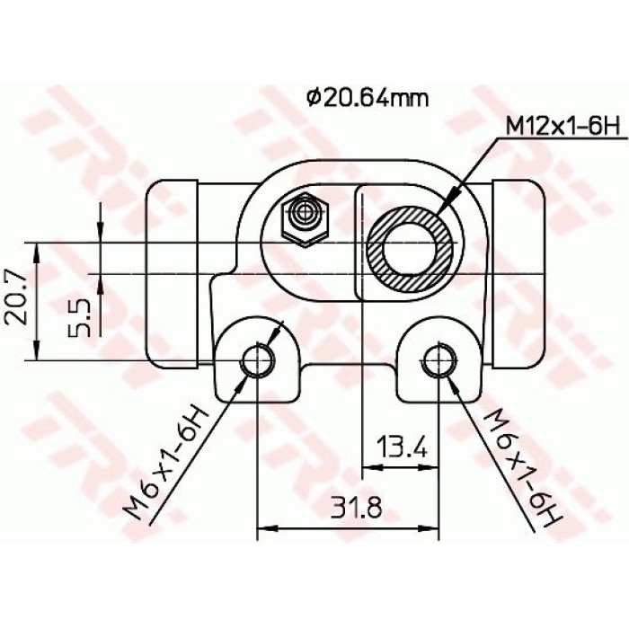 TRW BWF130 Radbremszylinder
