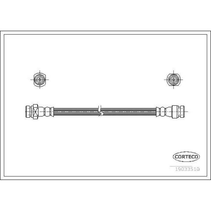 Corteco 19033510 Bremsschlauch