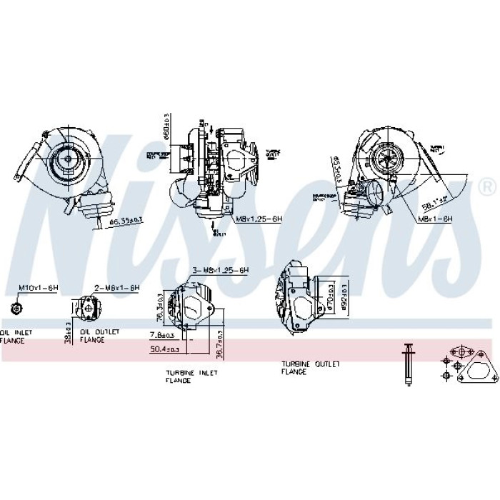 Nissens Turbolader 93109 Nissens Turbolader 93109
