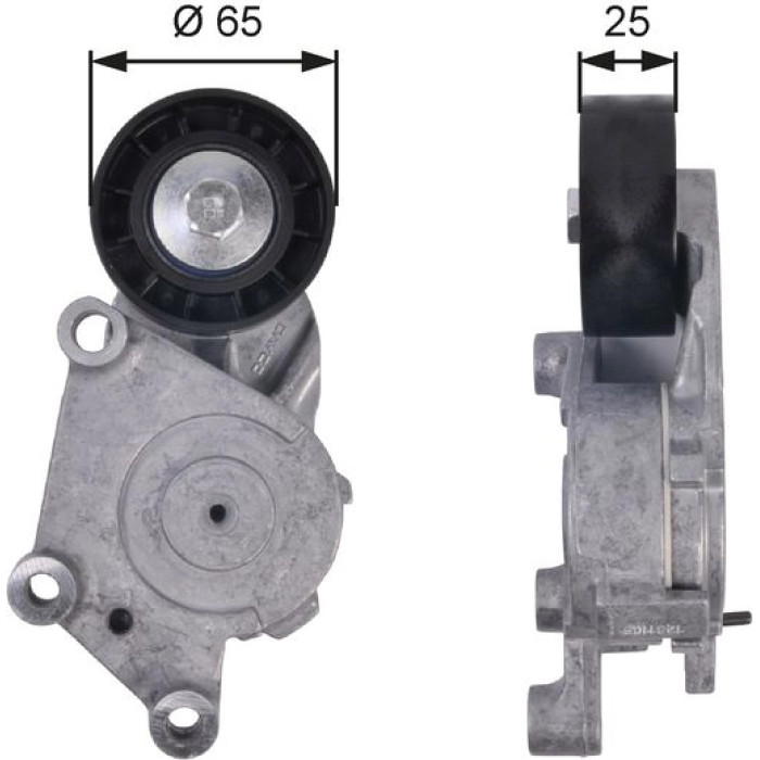 Gates T39125 Spannrolle, Keilrippenriemen DriveAlign™